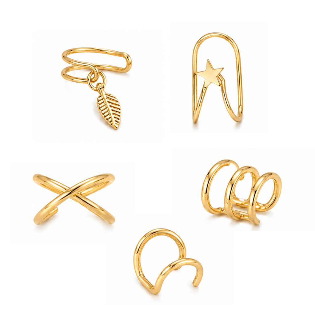 Clean Girl Clip-Ons - Set of 5