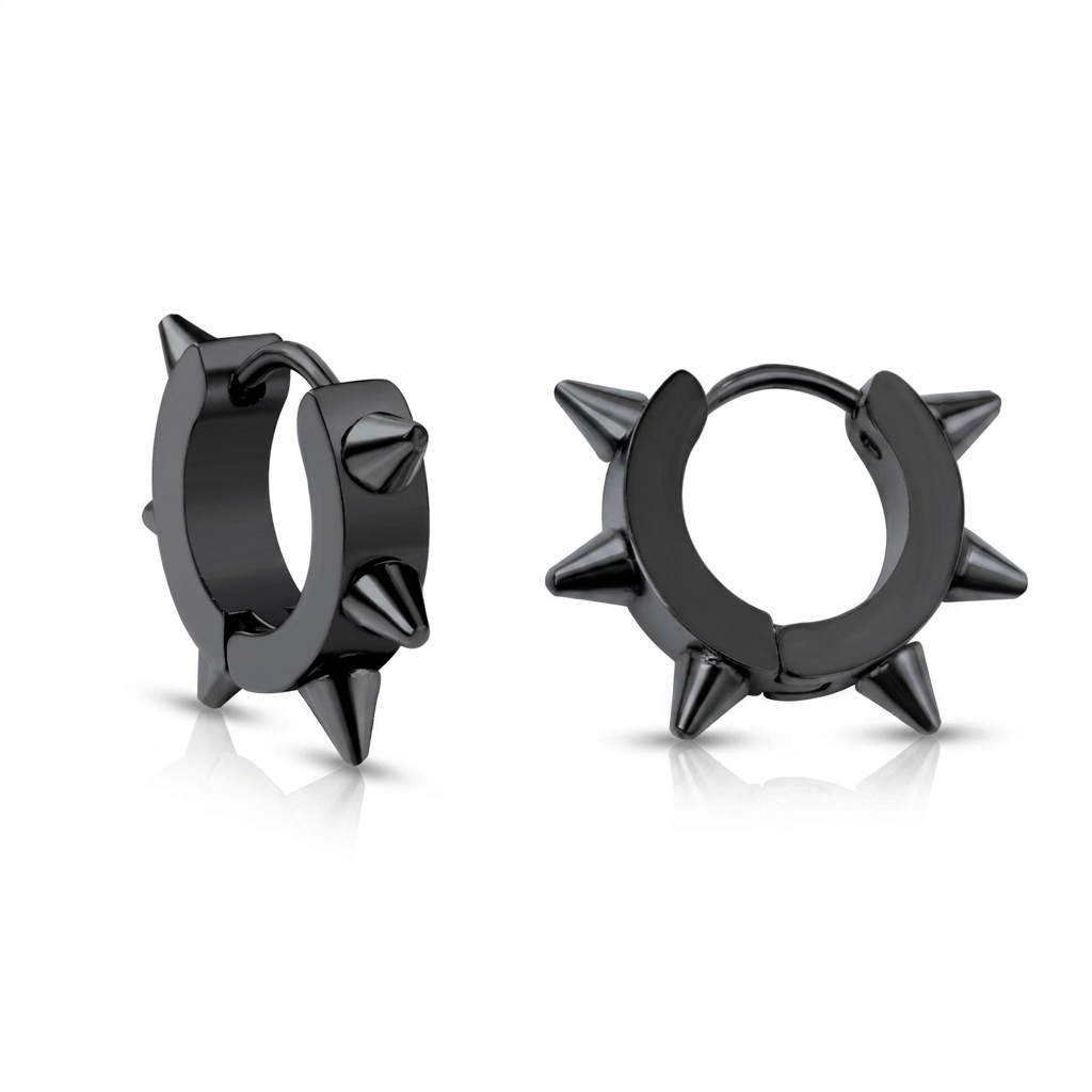Spike Armor Hoops - Black