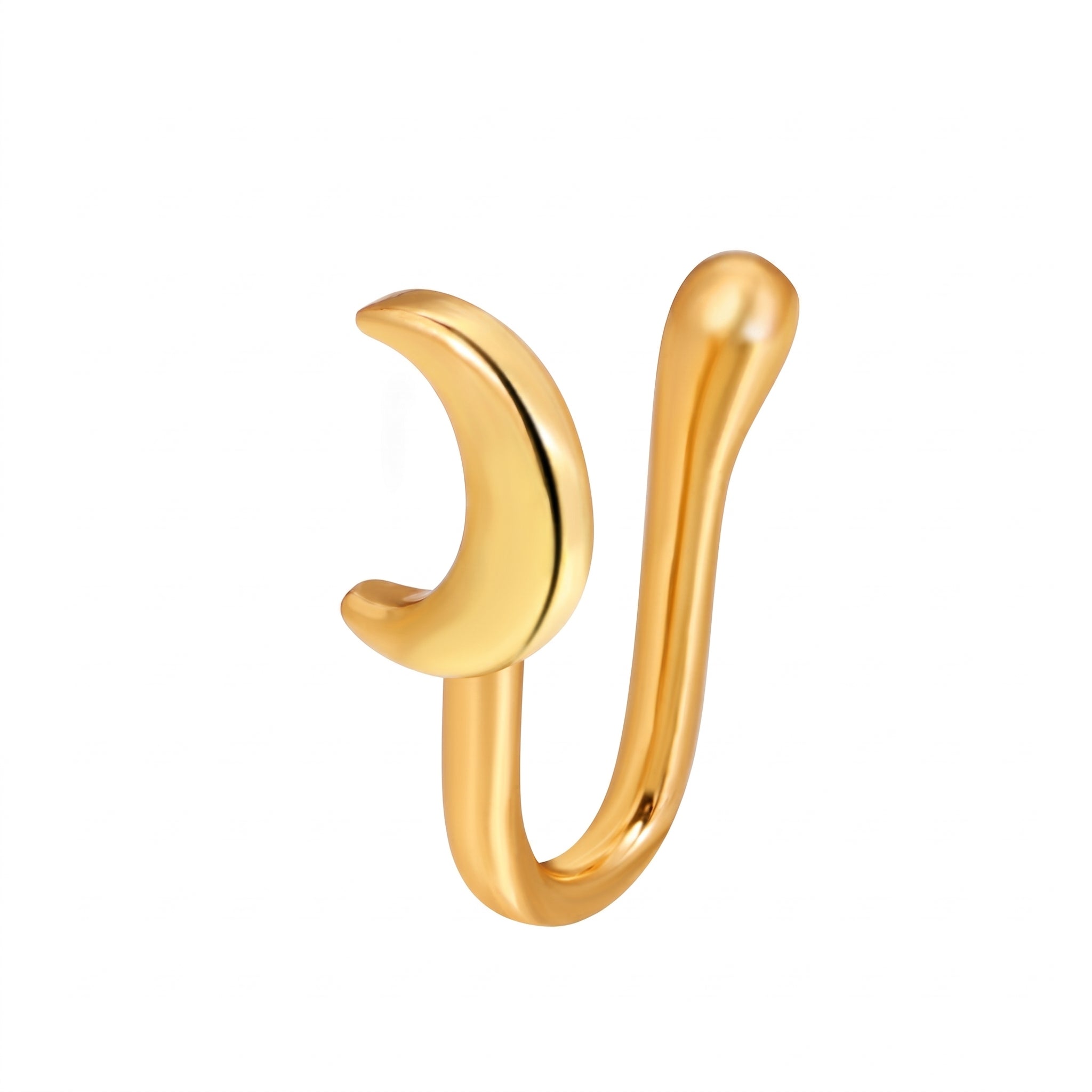 Moon Drip Nose Pin