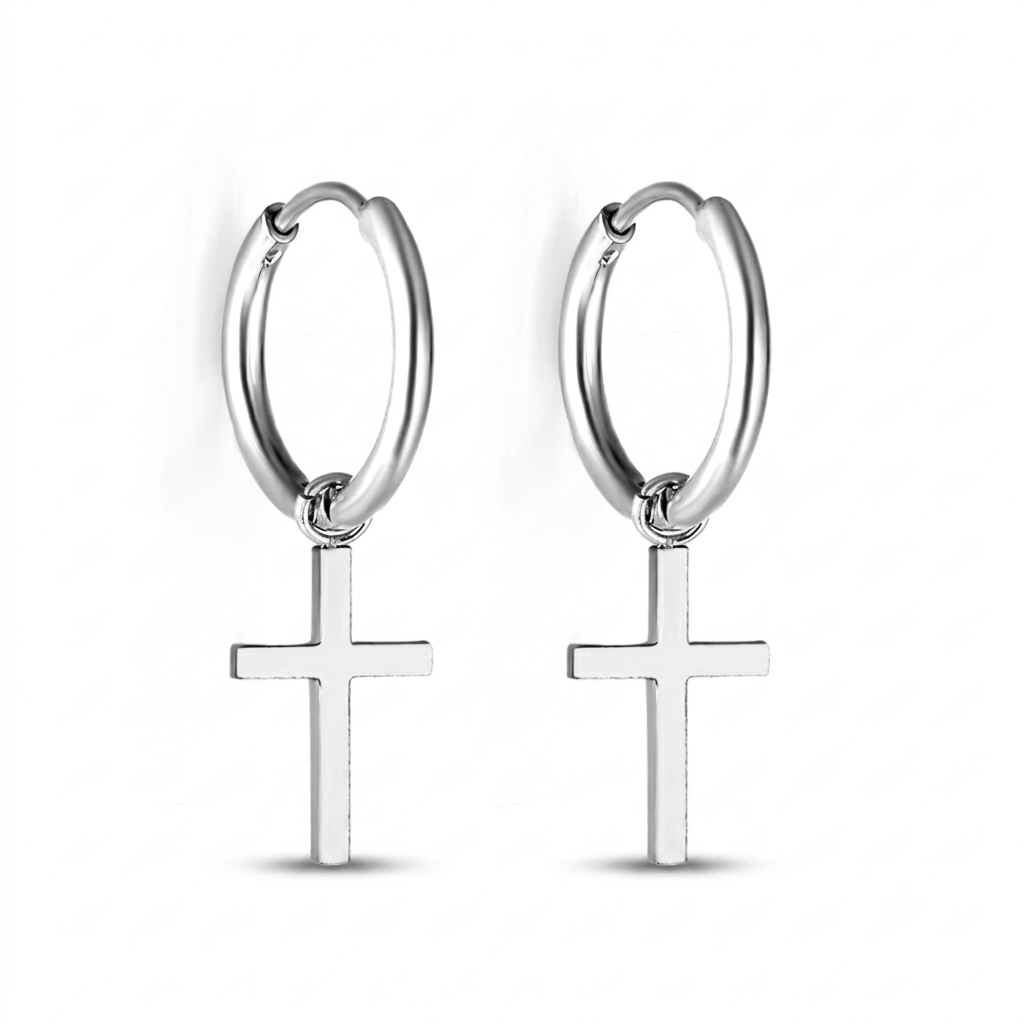 Classic Cross Hoops