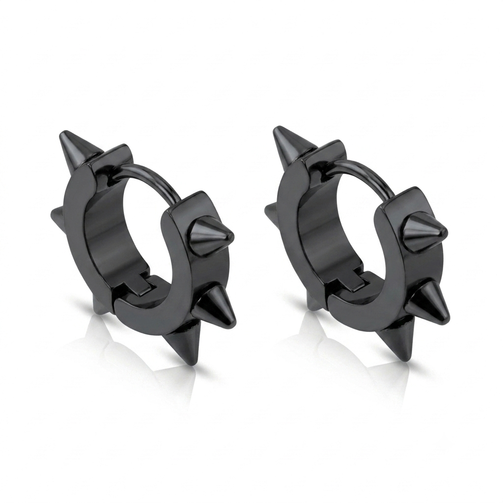 Spike Armor Hoops - Black