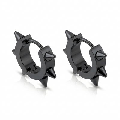 Spike Armor Hoops - Black