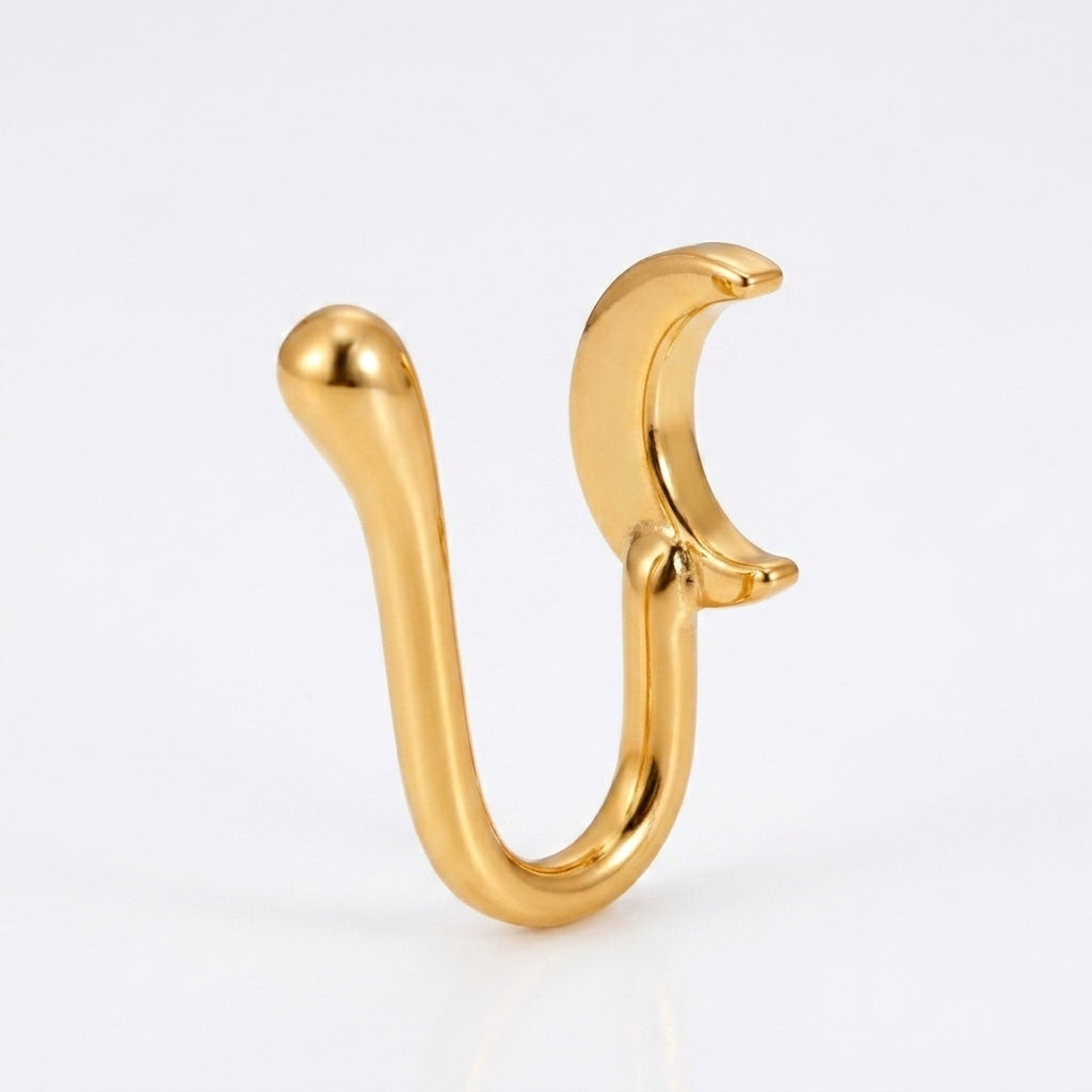 Moon Drip Nose Pin