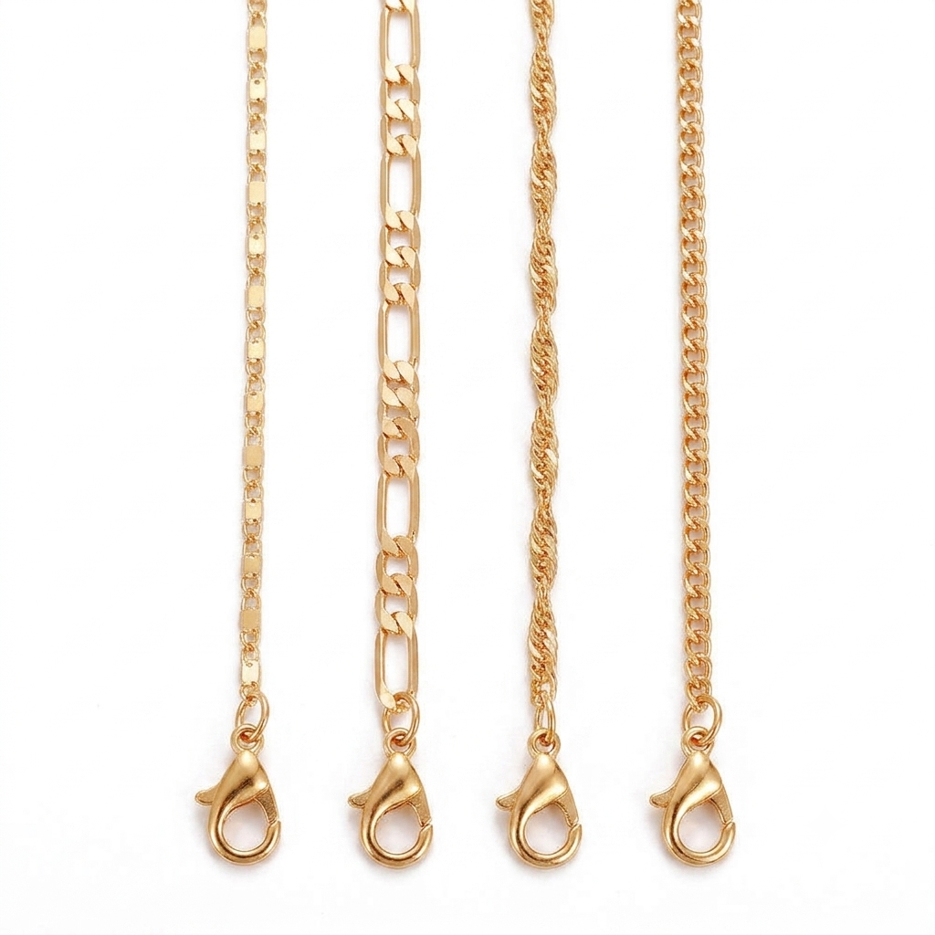 The Essentials Anklet Set (Set of 4)