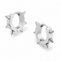 Spike Armor Hoops - Silver