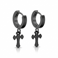 Gothic Cross Hoops