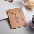 I Love You Pendant (Style II) freeshipping - FAB COUTURE