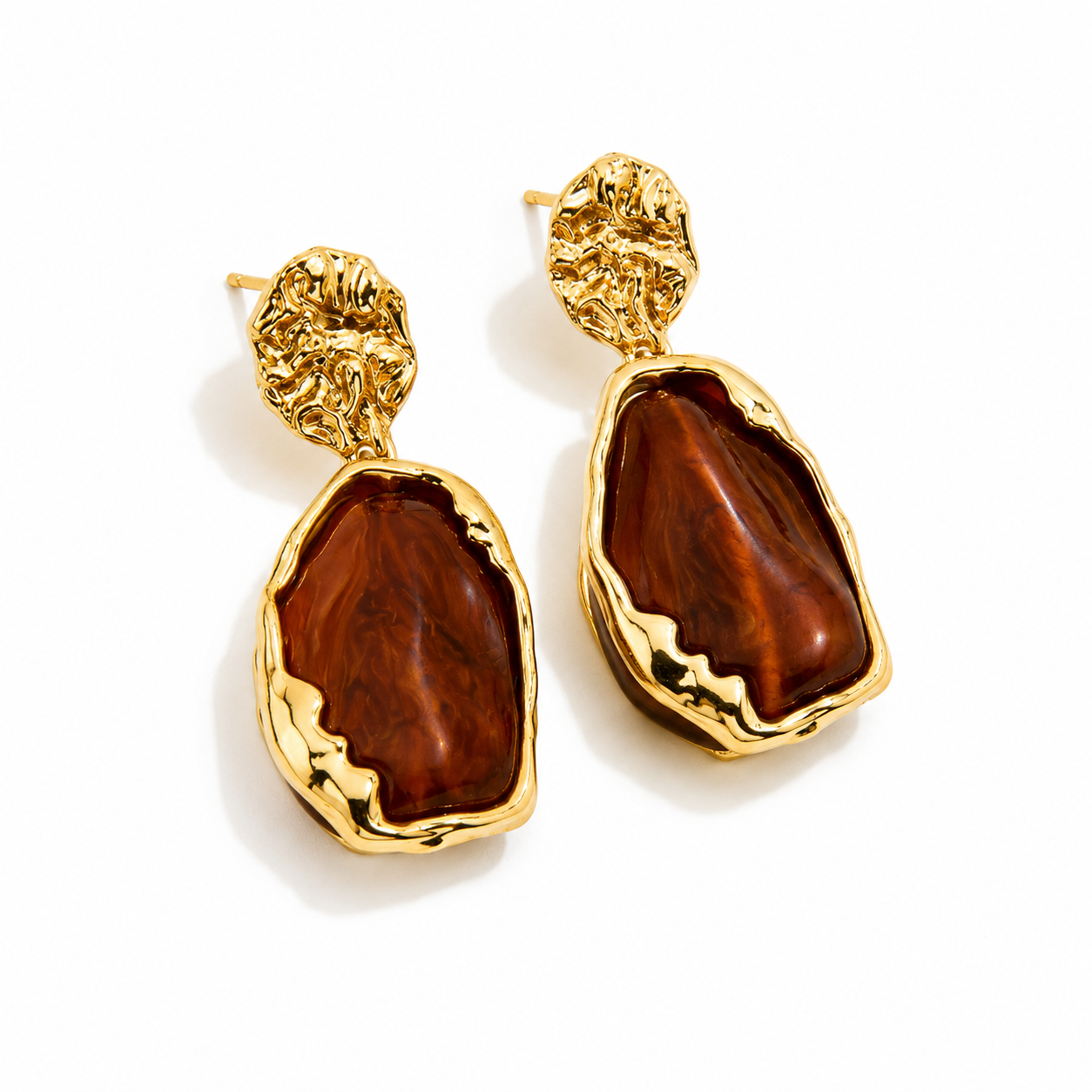 Stone Drops Earrings