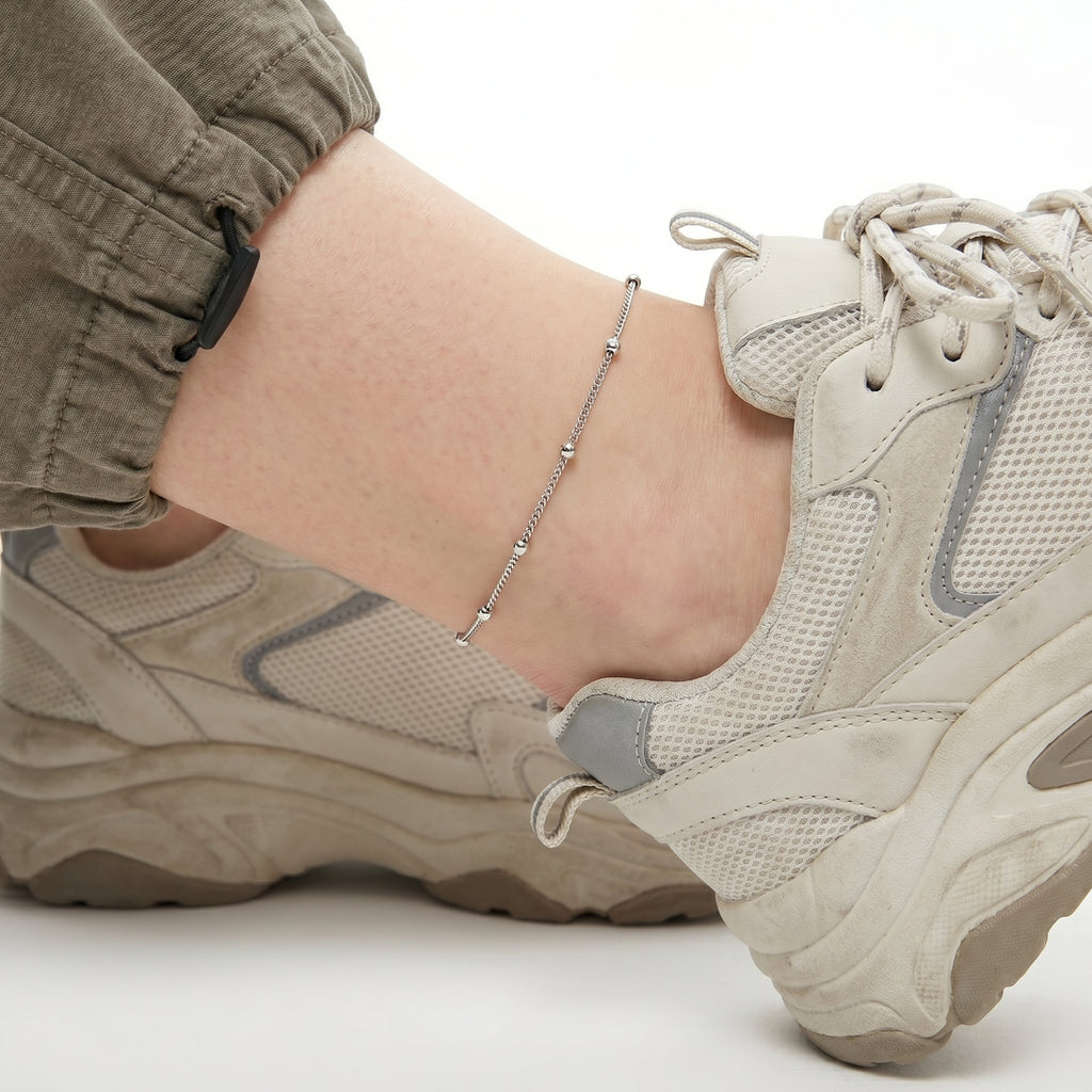 Icy Beads Anklet