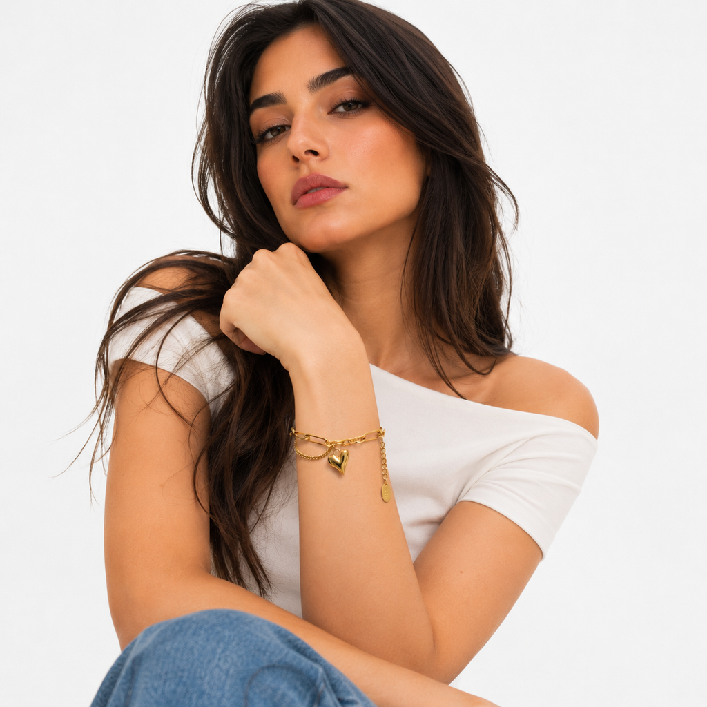 Heart Circuit Bracelet