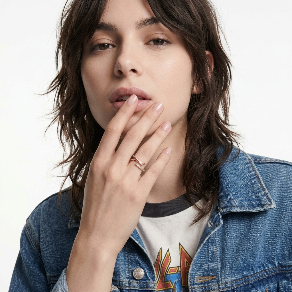 Rose Arc Ring