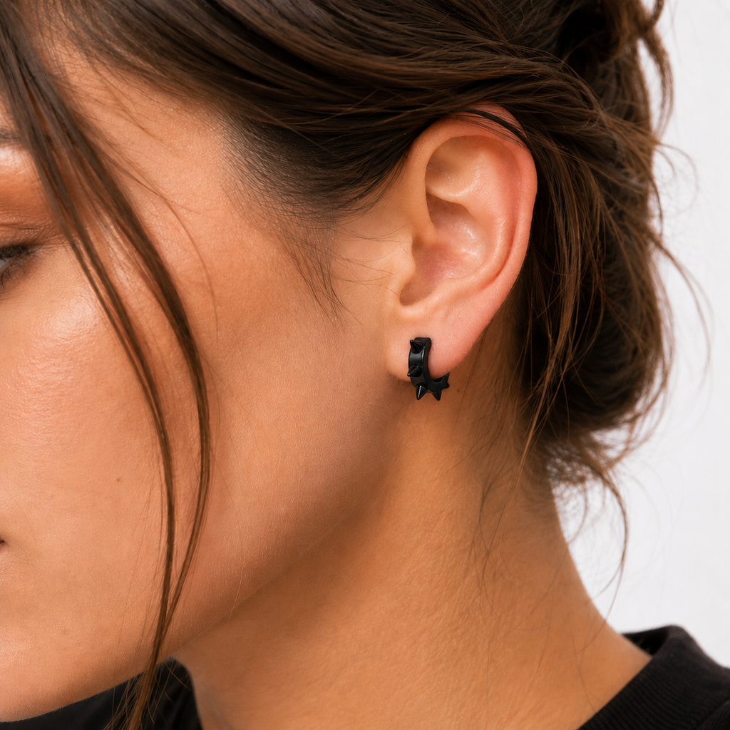 Spike Armor Hoops - Black
