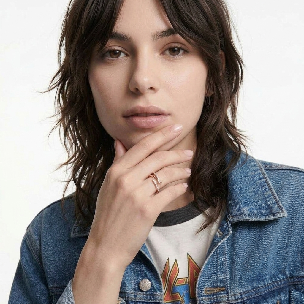 Rose Arc Ring