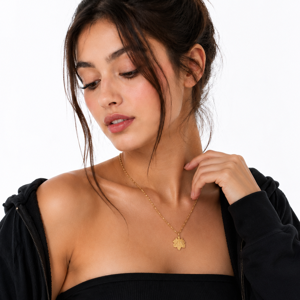 Leaf & Light Necklace