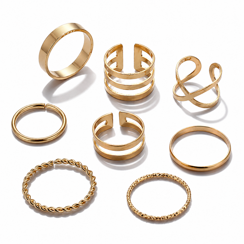 It Girl Ring Stack - Set of 8