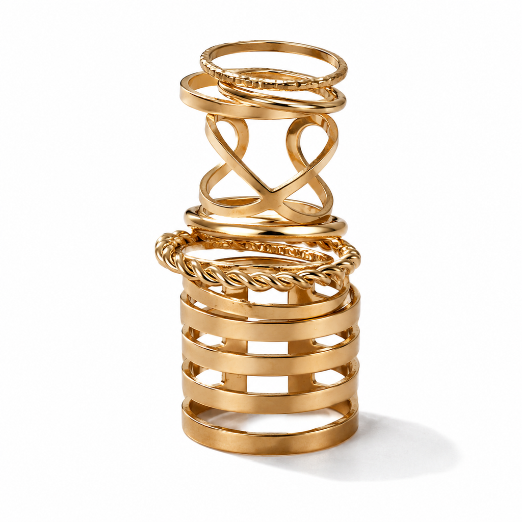 It Girl Ring Stack - Set of 8