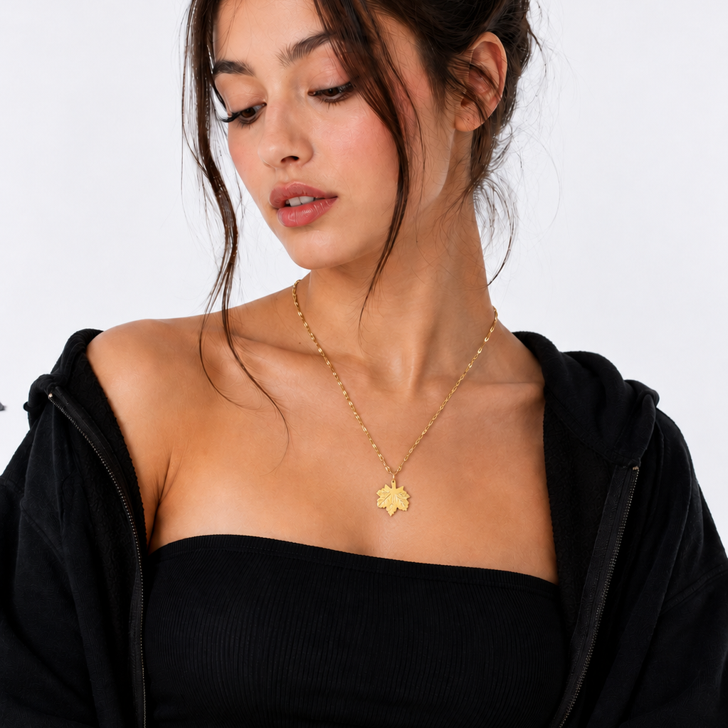 Leaf & Light Necklace