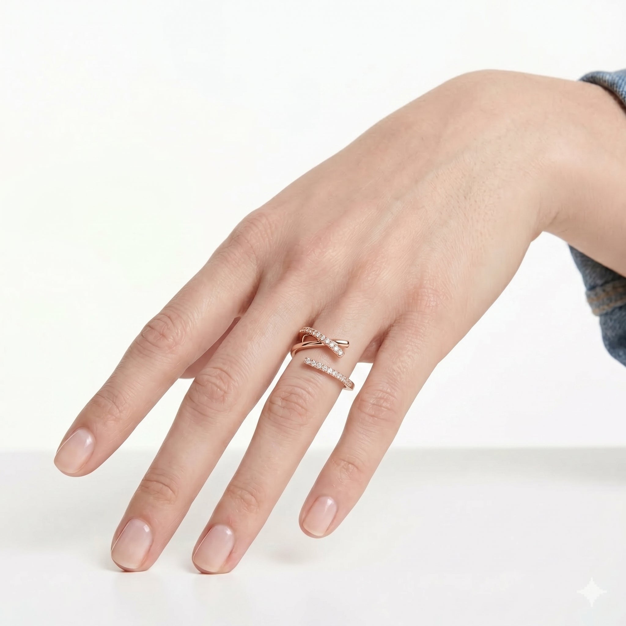Rose Arc Ring