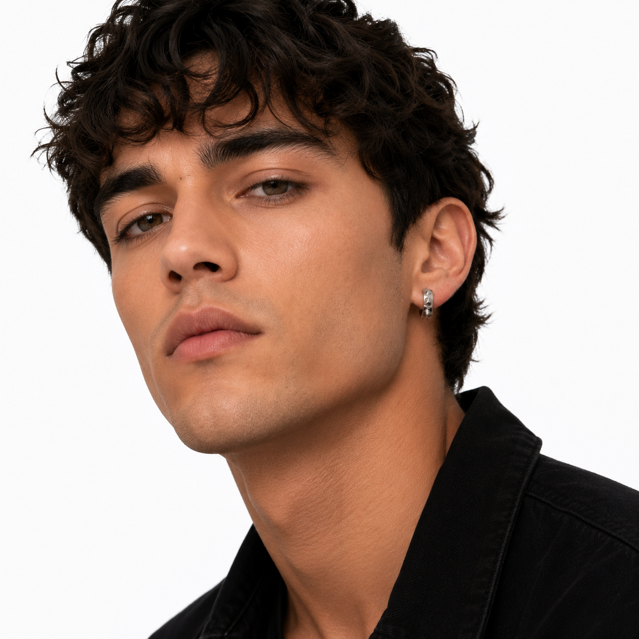 Spike Armor Hoops - Silver