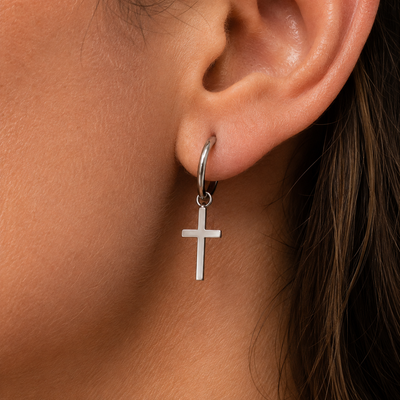 Classic Cross Hoops