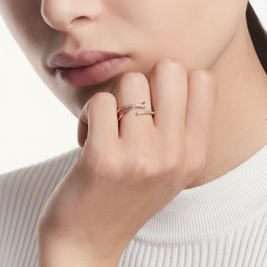 Rose Arc Ring