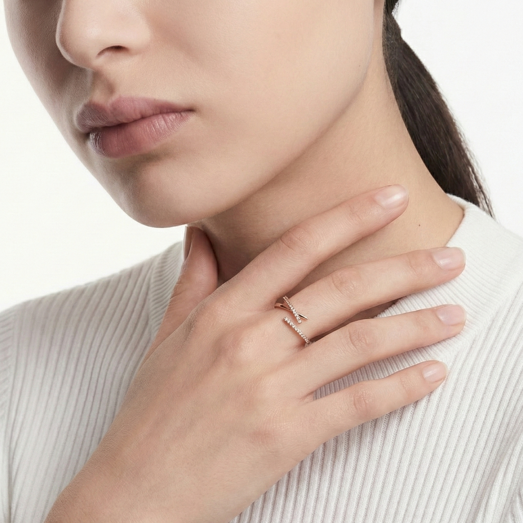 Rose Arc Ring