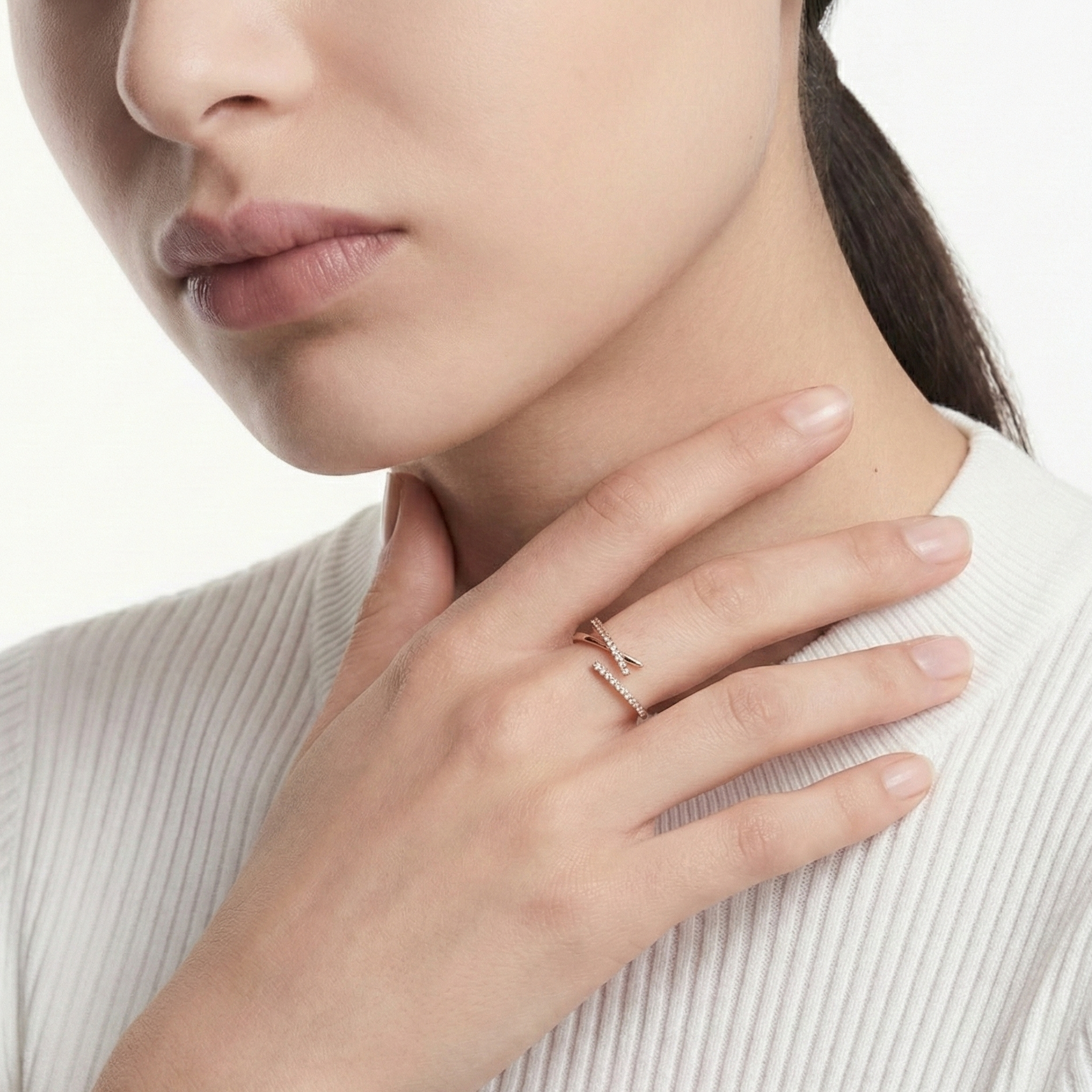 Rose Arc Ring