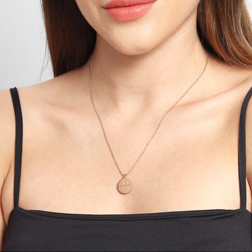 Inhale Exhale Tag Pendant