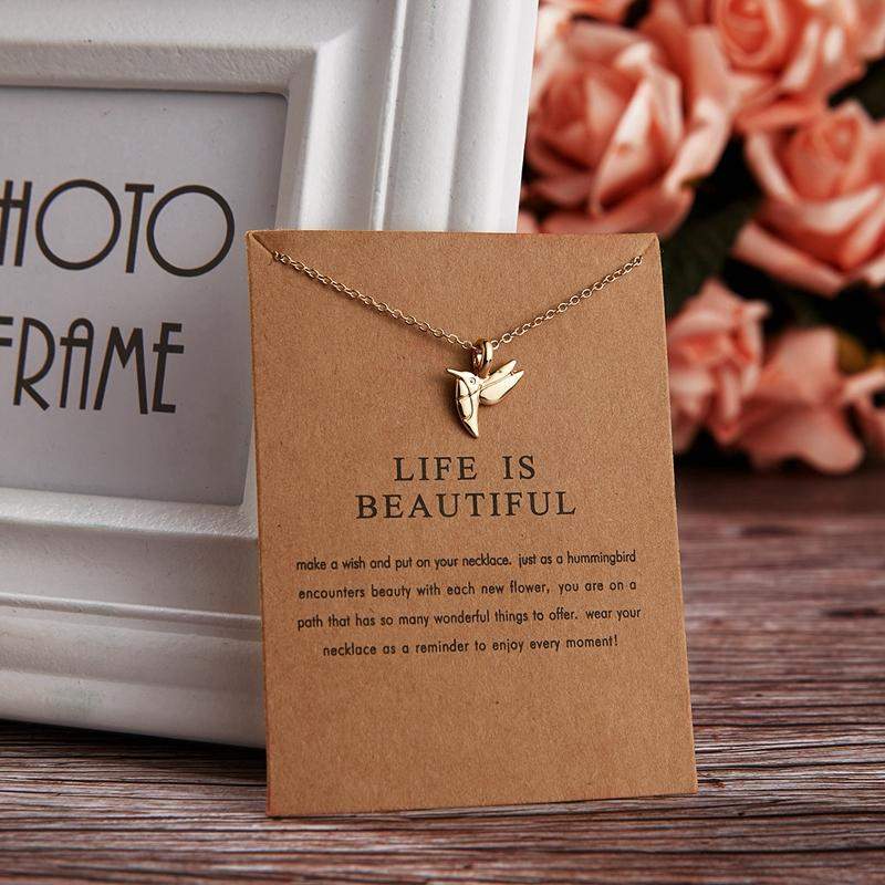 Life is Beautiful Pendant freeshipping - FAB COUTURE